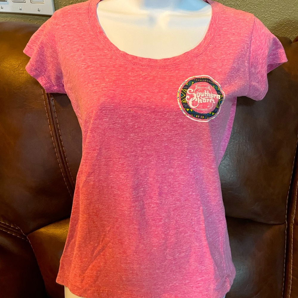 Southern charm small pink t shirt